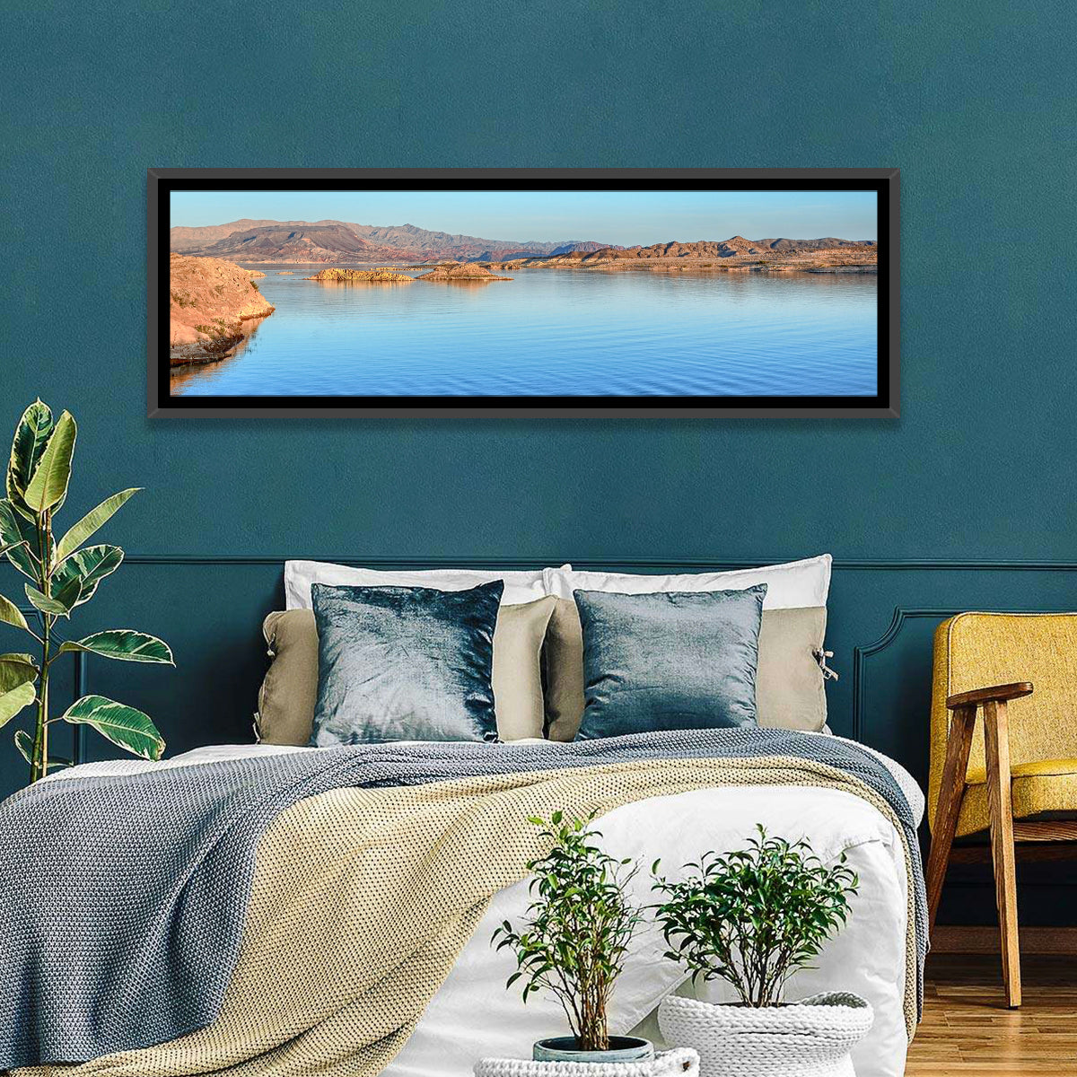 Lake Mead Rocky Shoreline Wall Art