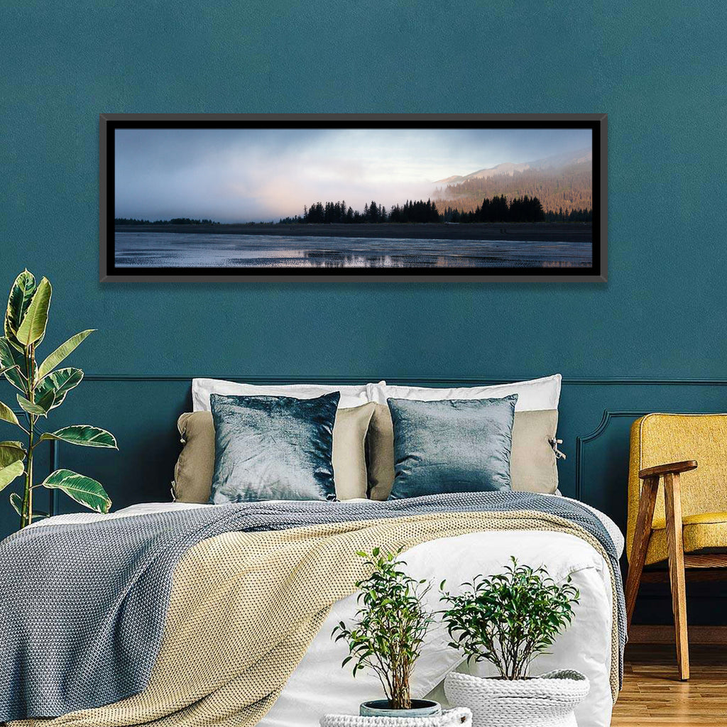 Lake Clark Foggy Shoreline Wall Art