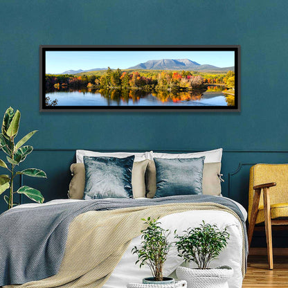 Mount Katahdin Autumn Reflection Wall Art