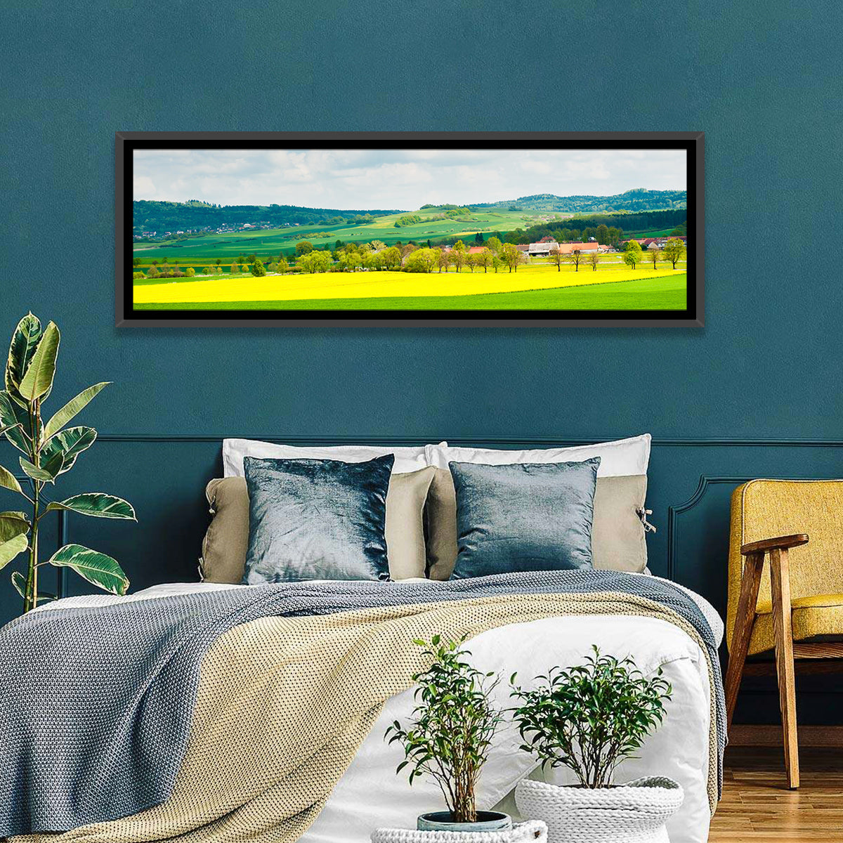 Czech Rapeseed Fields Wall Art