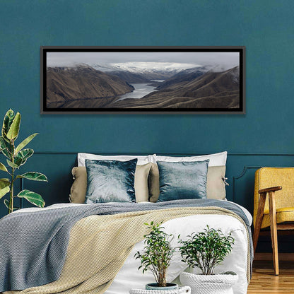 Snow-dusted Snake River Canyon Wall Art