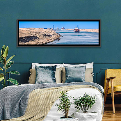 Suez Canal Container Ships Wall Art
