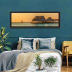 The Rock Restaurant Sunset Wall Art