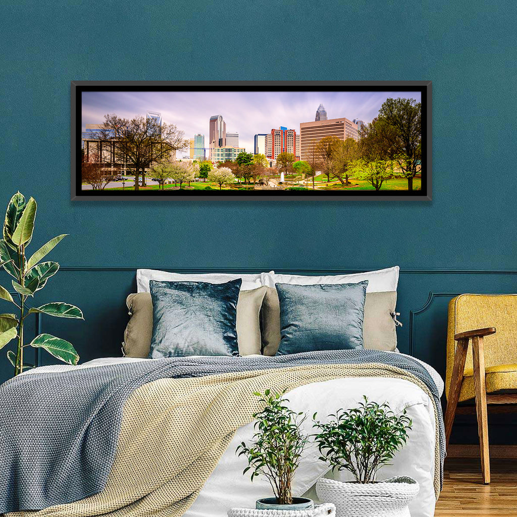Charlotte Skyline at Marshall Park Wall Art