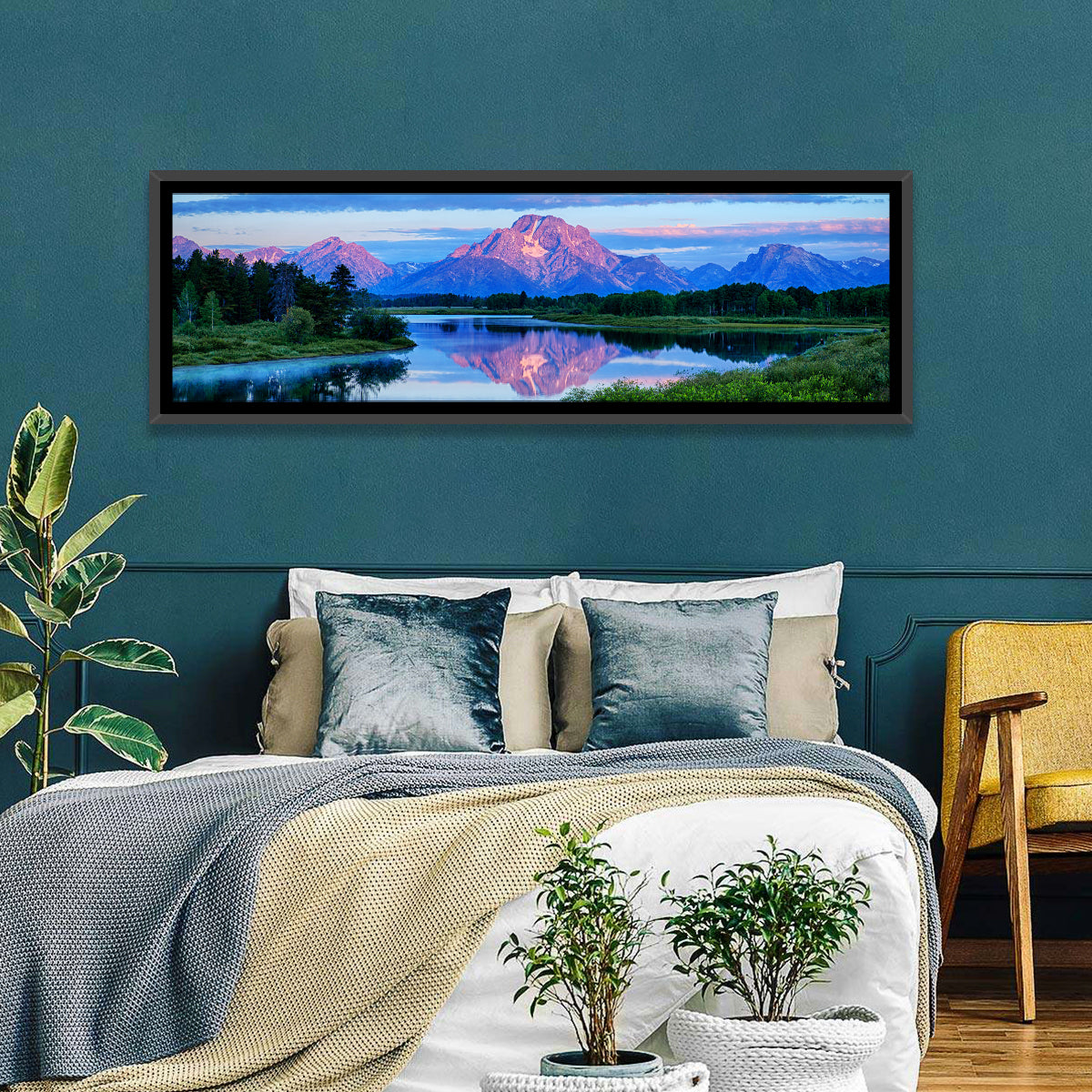 Oxbow Bend Dawn Reflection Wall Art