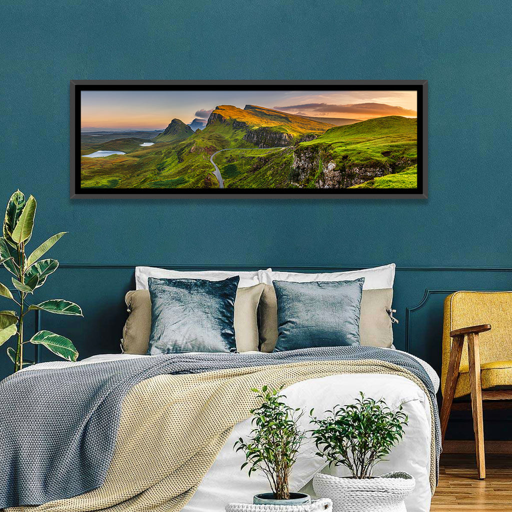 Quiraing Golden Hour, Isle of Skye Wall Art