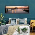Lake Jackson Pier Sunset Wall Art