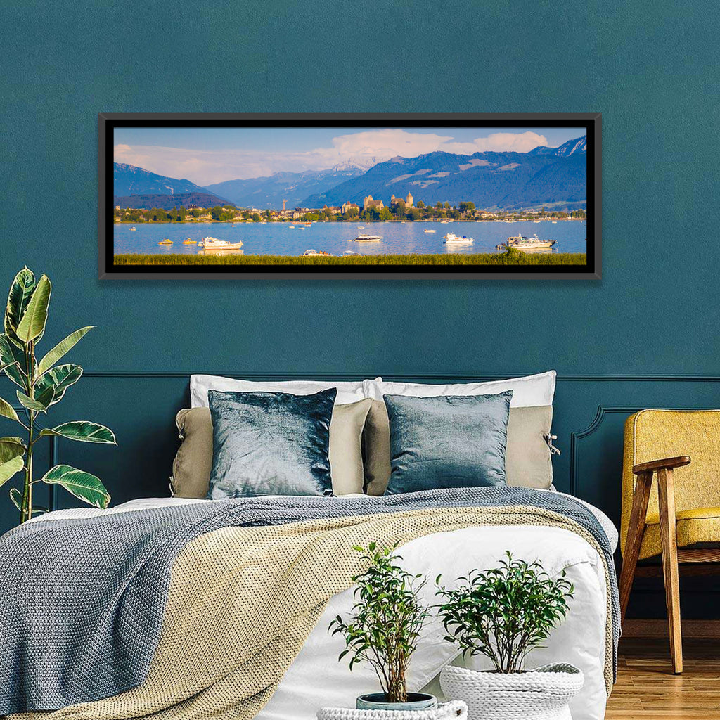 Rapperswil Castle Over Lake Zurich Wall Art