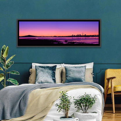 Auckland Skyline at Twilight Wall Art