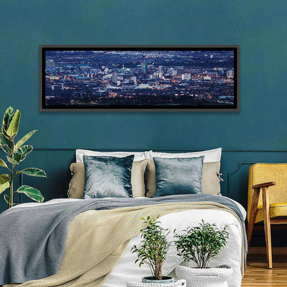 Belfast Blue Hour Skyline Wall Art
