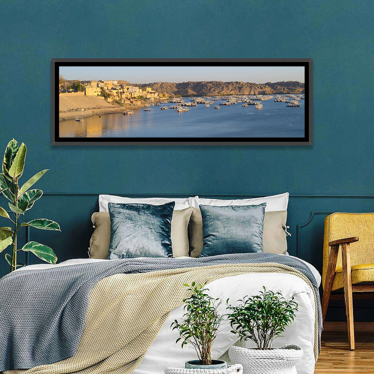 Lake Nasser Harbor View Wall Art