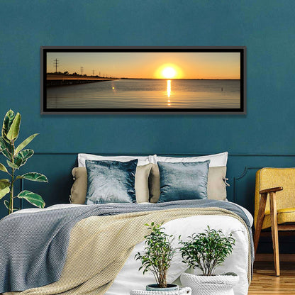 Lake Ray Hubbard Sunset Reflection Wall Art