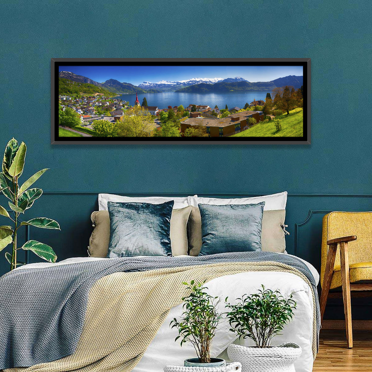 Lake Lucerne, Weggis Wall Art