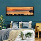 Duluth North Pier Lighthouse Sunset Wall Art