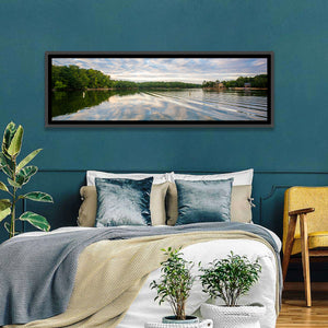 Cloudy Lake Norman Wall Art