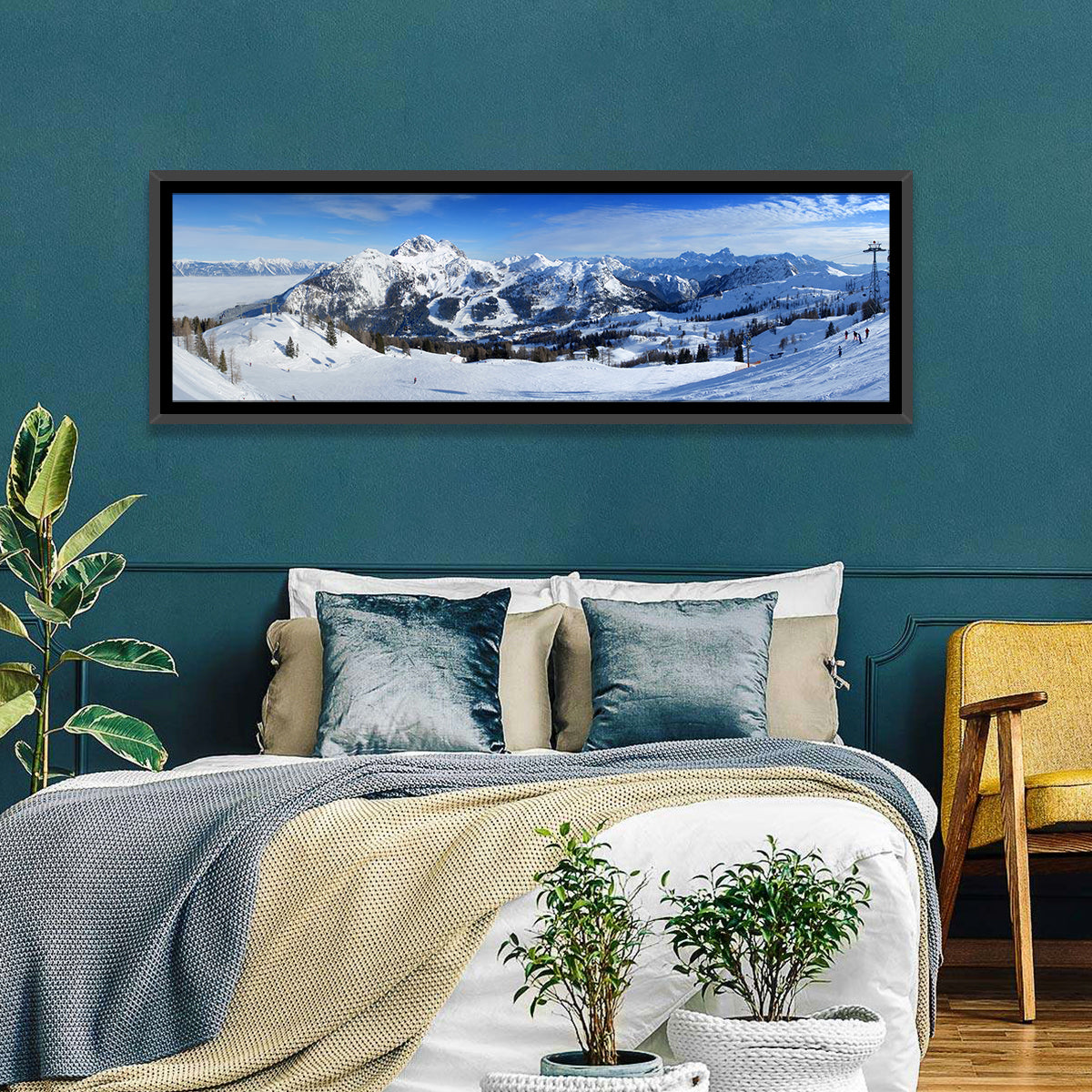 Nassfeld Ski Resort View Wall Art