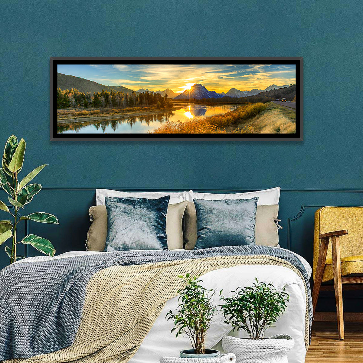 Oxbow Bend Sunrise Wall Art