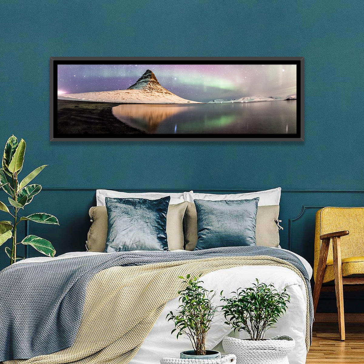 Kirkjufell Under the Milky Way Wall Art