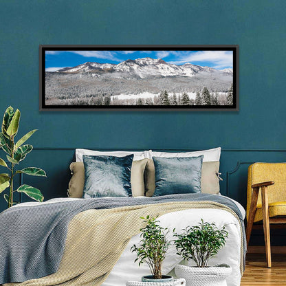 Colorado Snowy Mountain Cabin Wall Art