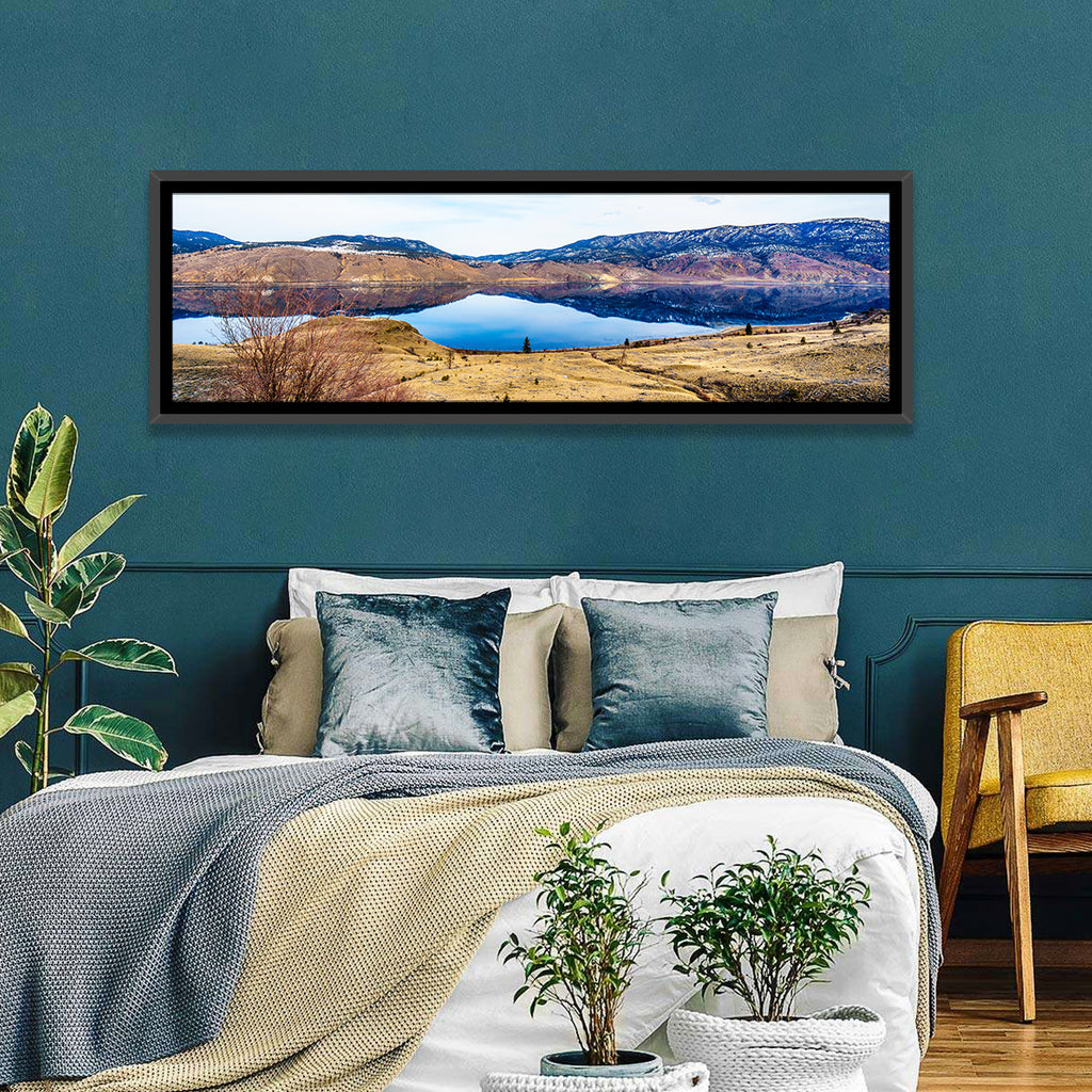 Kamloops Lake Winter Reflection Wall Art