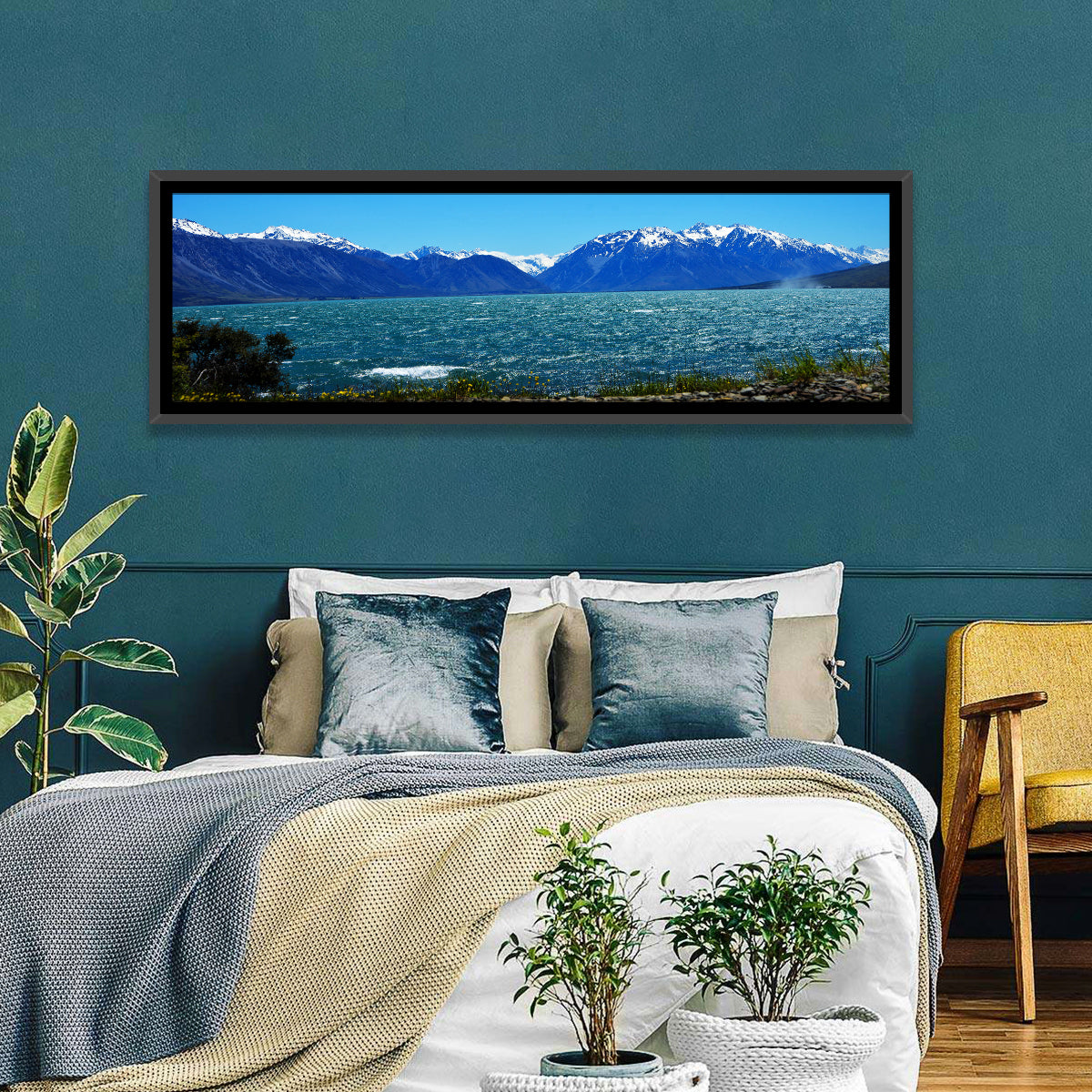 Lake Ohau Snow Peaks Wall Art