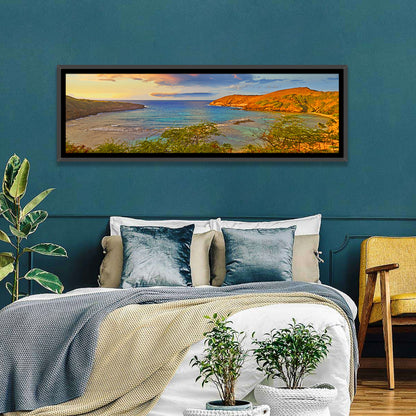 Hanauma Bay Golden Hour Wall Art