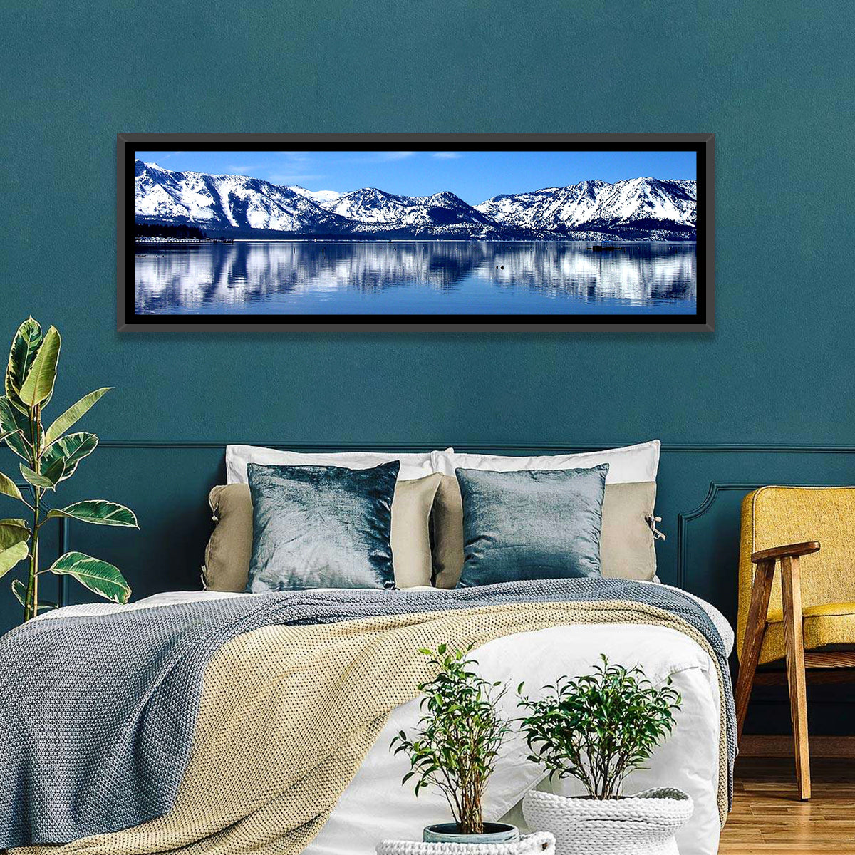 Lake Tahoe Mountain Reflection Wall Art