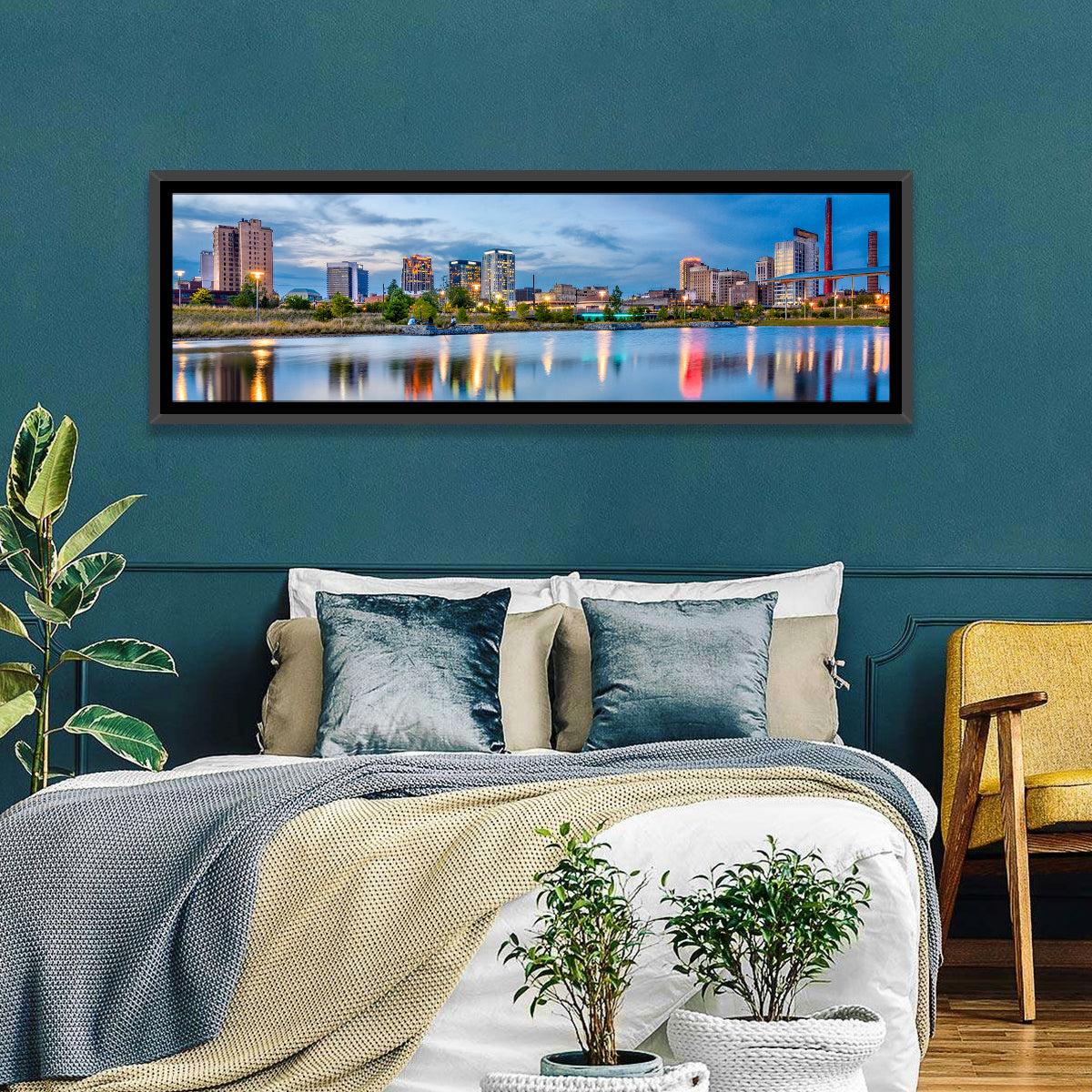 Birmingham Railroad Park Skyline Wall Art