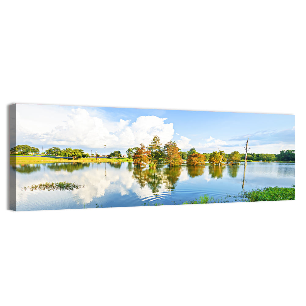 Lafayette Bayou Reflection Wall Art