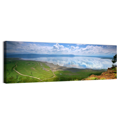 Lake Nakuru Cliffside Reflection Wall Art