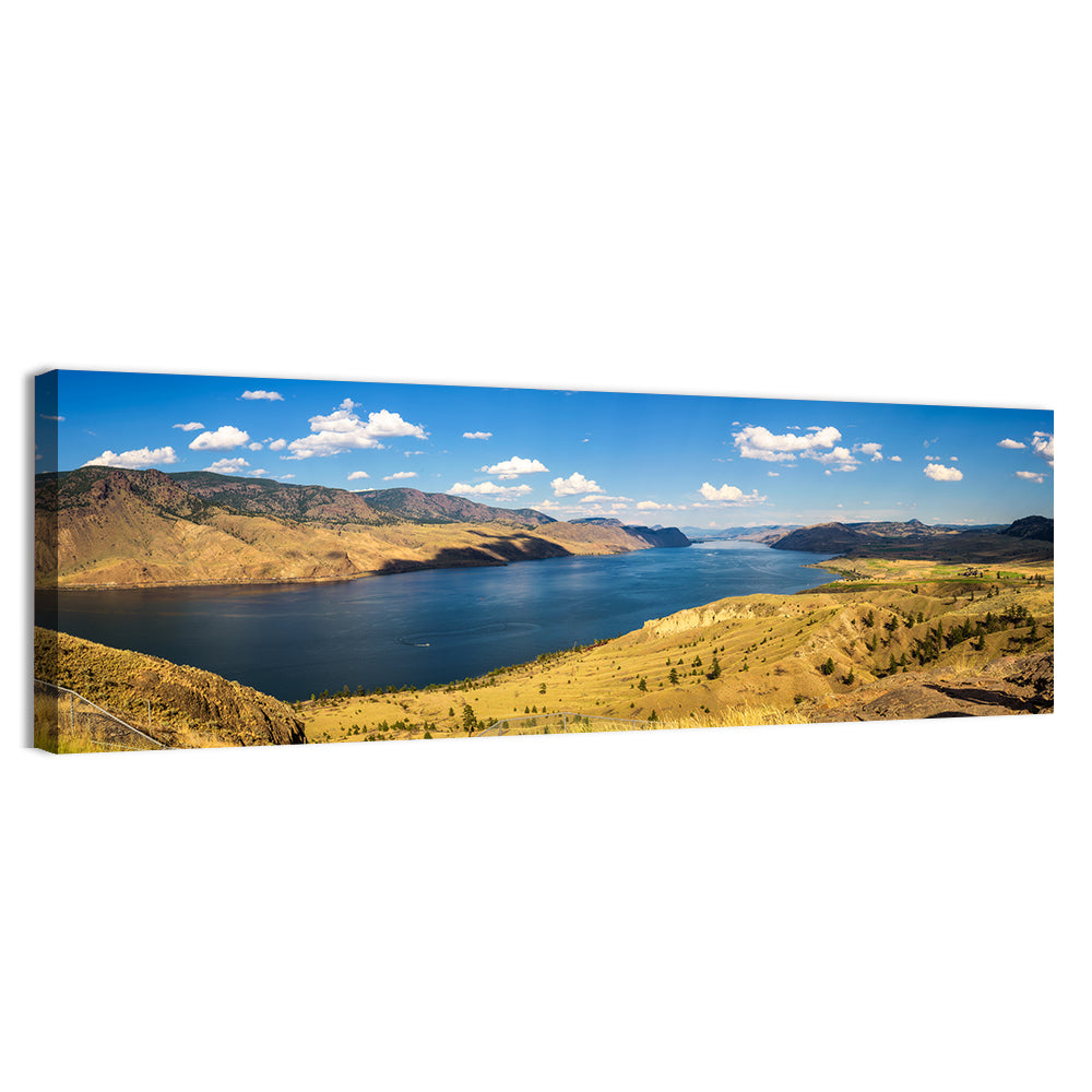 Golden Grass at Kamloops Lake Wall Art