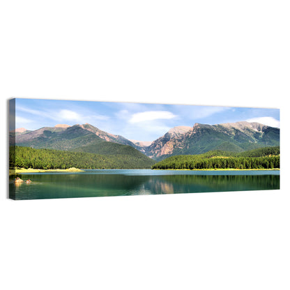 Mission Mountain Lake Reflection Wall Art
