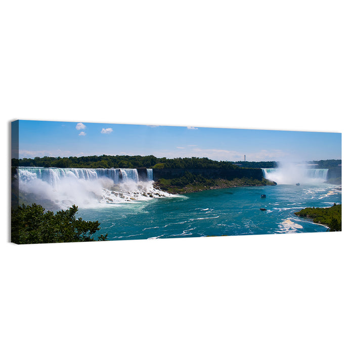 Niagara Falls Panorama Wall Art as a canvas print