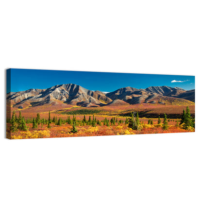 Denali Autumn Peaks Wall Art