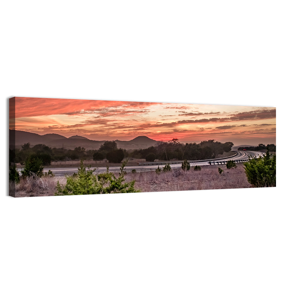 Texas State Highway 16 Sunset Wall Art