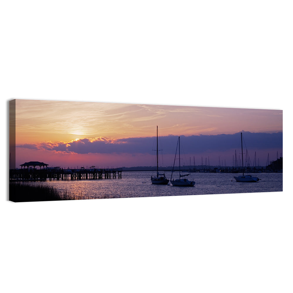 South Carolina Coastal Harbor Wall Art