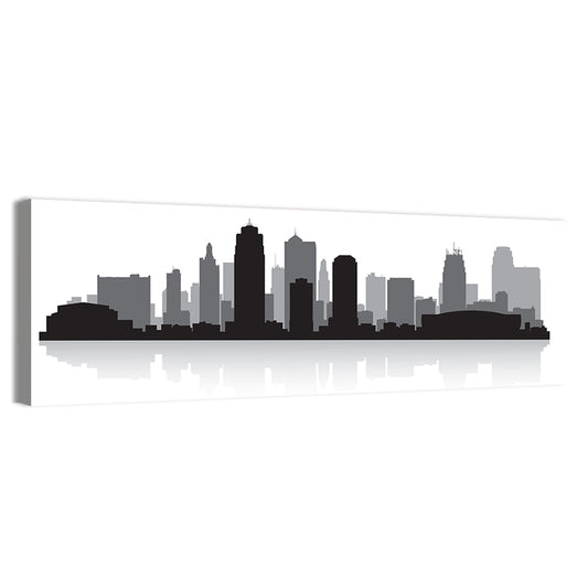 Kansas City Skyline Wall Art