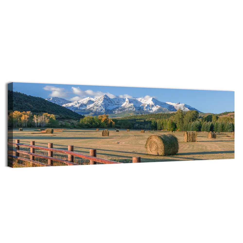 Colorado Hay Bales Wall Art