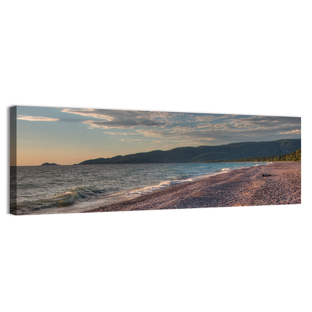 Lake Superior Pebble Beach Wall Art