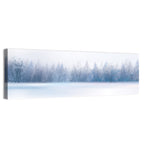 Misty Winter Forest Illustration Wall Art