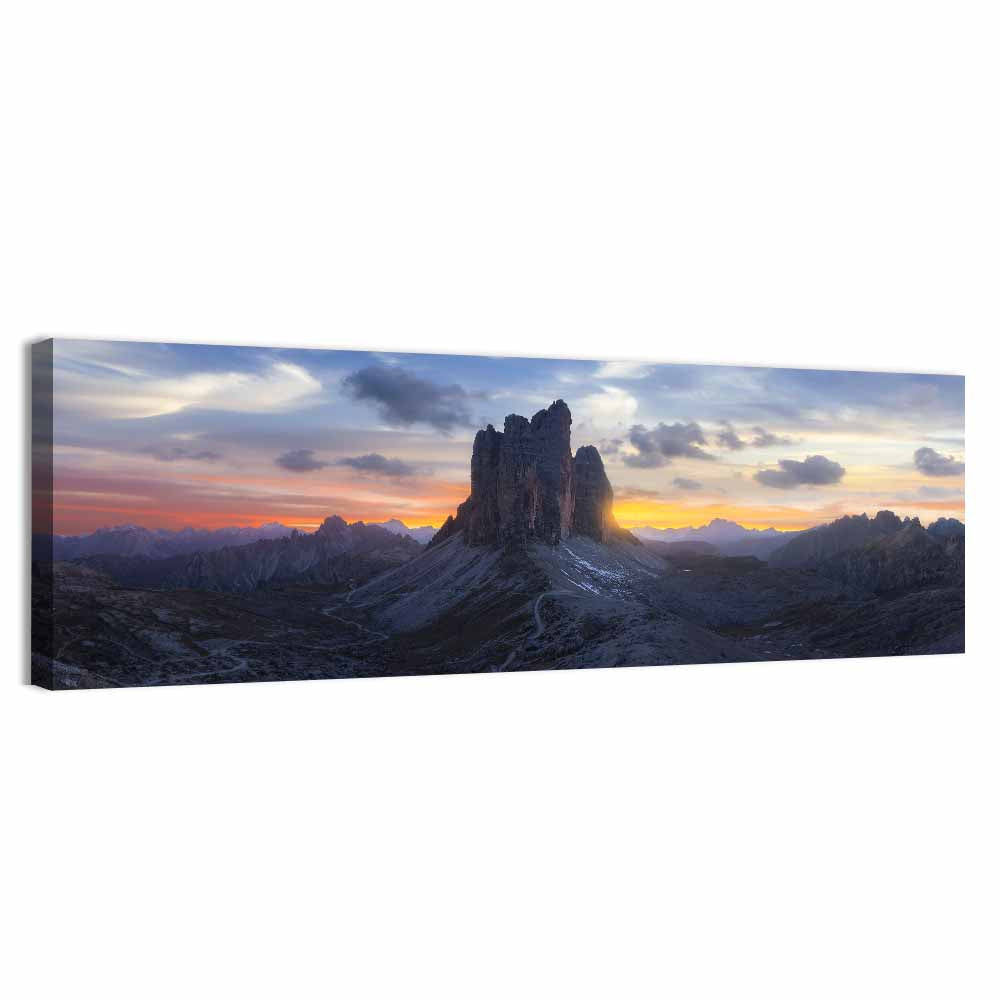 Tre Cime Di Lavaredo at Sunset Wall Art