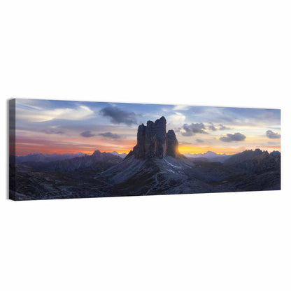 Tre Cime Di Lavaredo at Sunset Wall Art