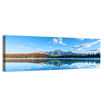 Patricia Lake Autumn Reflection Wall Art