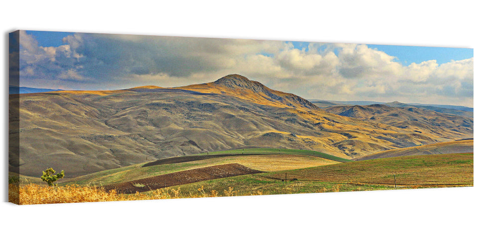 Shamakhi Valley Harvest Fields Wall Art