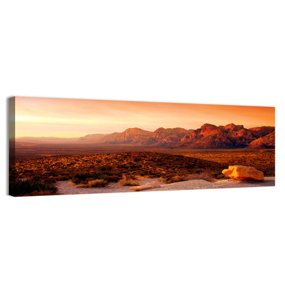 Red Rock Canyon Sunset Wall Art