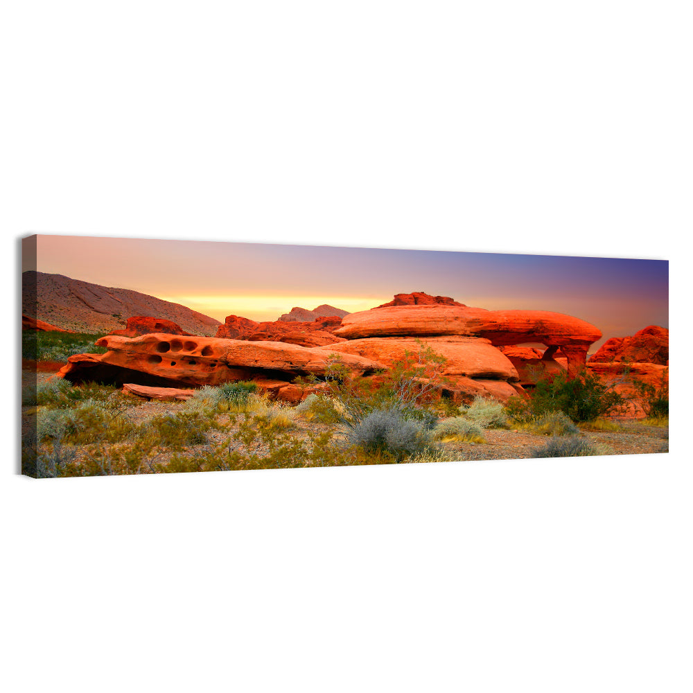 Red Rock Canyon Sunset Wall Art