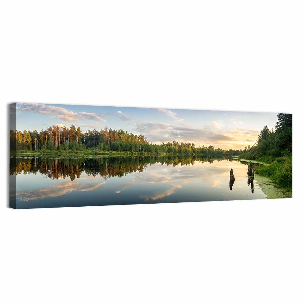 Ural Lake Reflection Wall Art