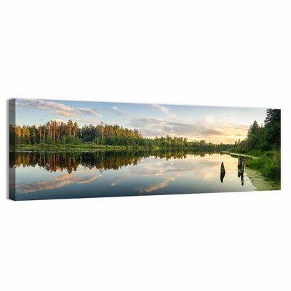 Ural Lake Reflection Wall Art