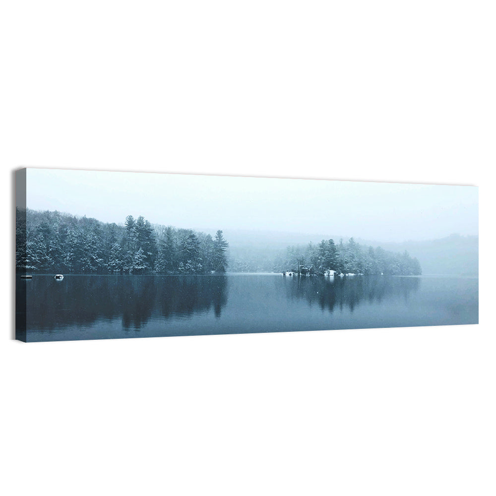 Burr Pond Winter Reflection Wall Art