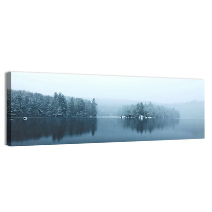Burr Pond Winter Reflection Wall Art